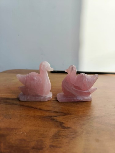 Natural rose quartz crystal - natural,
