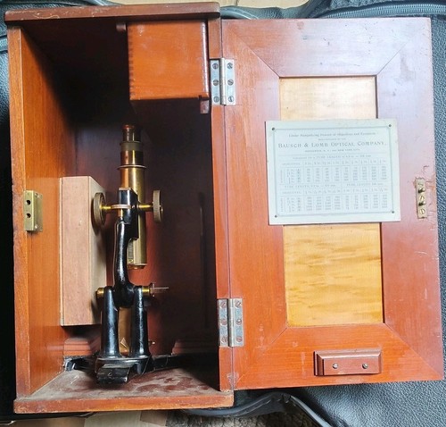 Rare bausch lomb brass - bausch,