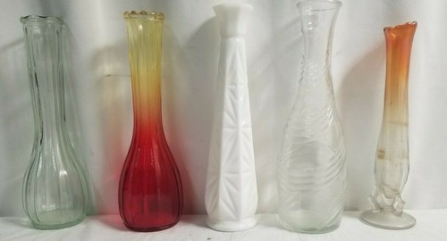 Vintage single stem bud - 9",