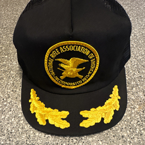Nra trucker hat - hat, black/gold