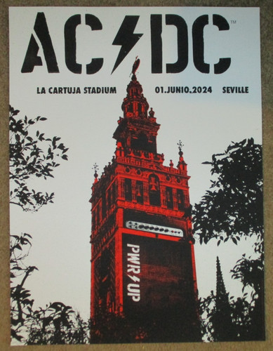 Acdc concert gig - concert, poster
