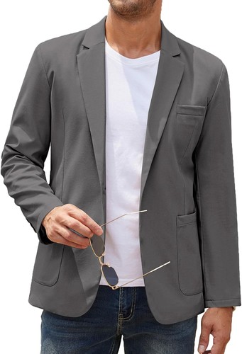 Men lightweight linen - men's, blazer