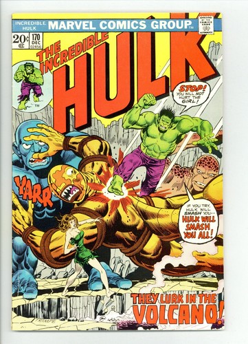 Incredible hulk 170 cover - incredible, (cover