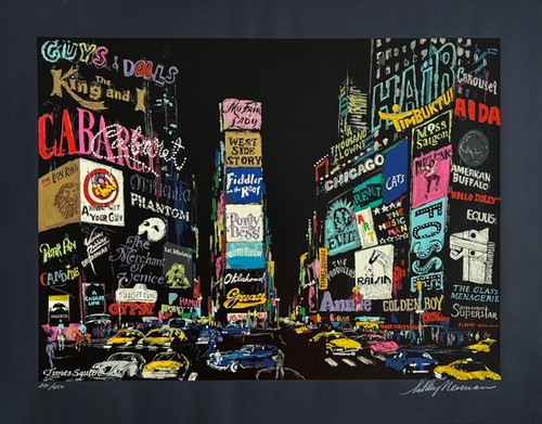 Leroy neiman lights of - leroy,