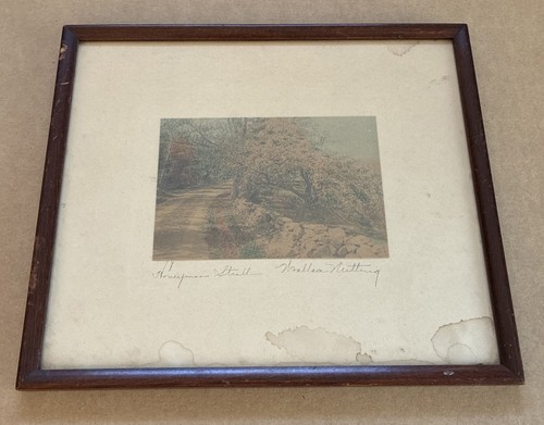 Wallace nutting signed - wallace, antique