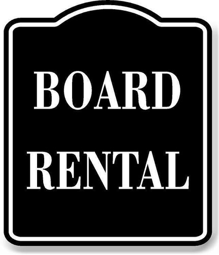 Board rental black aluminum - board,