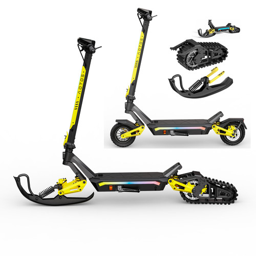 Electric snowmobile scooter - snowmobile,