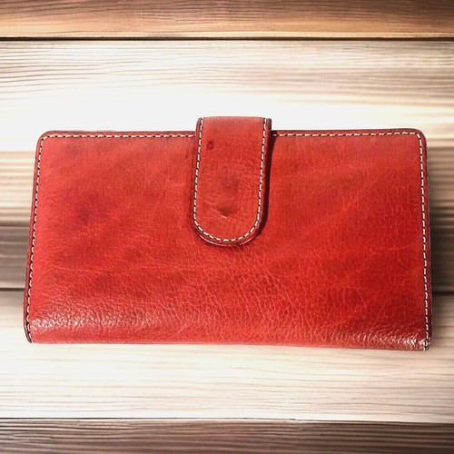 Pebbled leather red - pebbled,