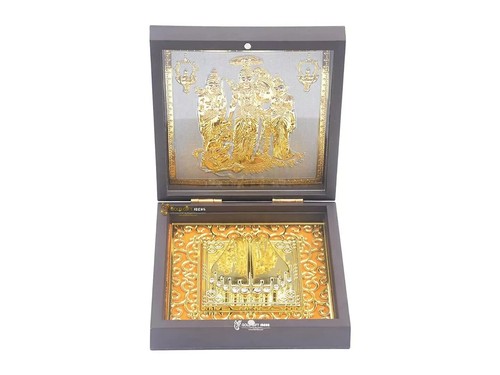 Gold plated ram darbar photo - plated,