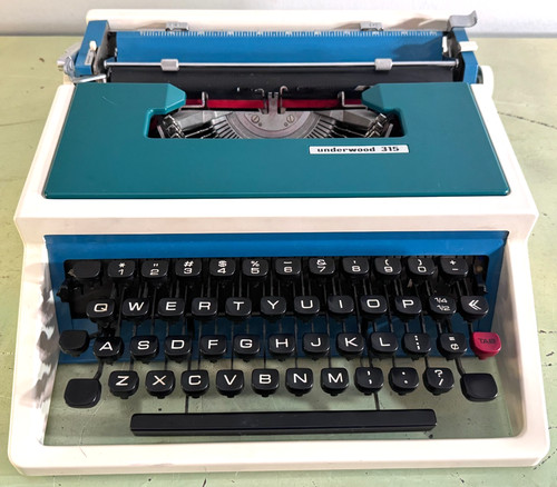 Rare teal blue underwood 315 - teal,