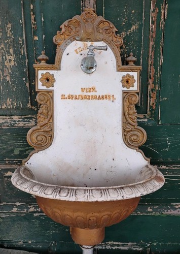 Antique cast iron - iron, wall