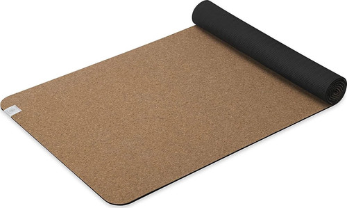 Gaiam cork yoga exercise mat - yoga,