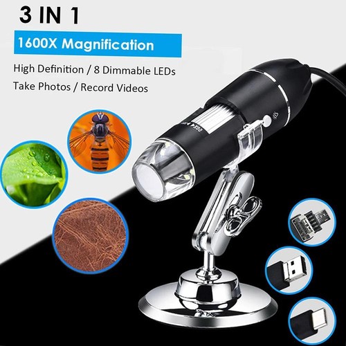1600x zoom 8led usb - 8led, hd
