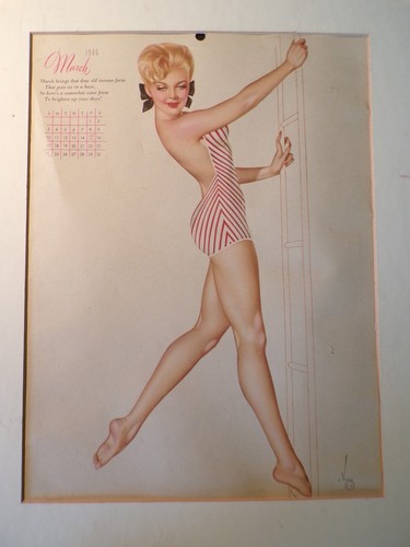 Vintage vargas march - vintage,