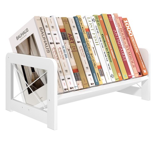 Mini bookshelf desk - desk, desktop