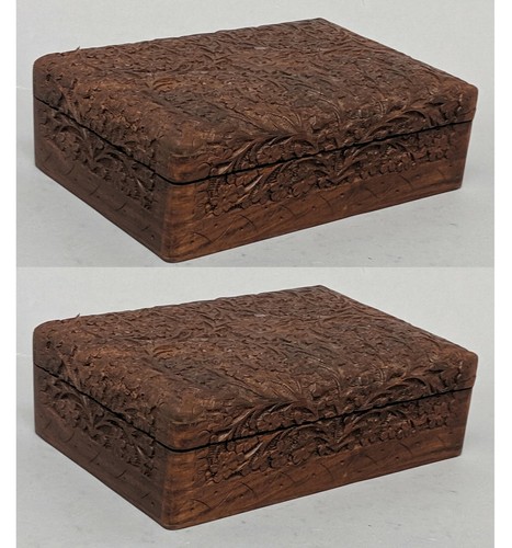 Box sheesham wood hinged - wood, top