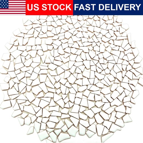 Ceramic mosaic tiles - ceramic, white