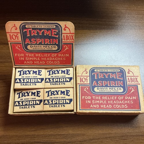 Vintage tryme aspirin store - tryme,