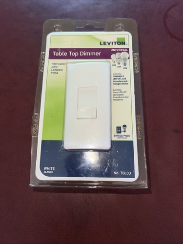 Leviton white table - white, top