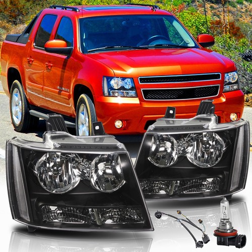 Clear black headlights with - headlights,
