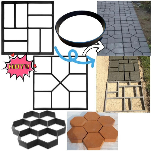 Garden paving mould diy - paving,