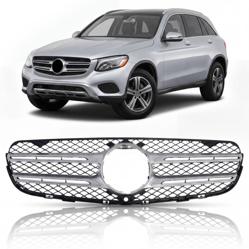 Front bumper grille - grille, silver