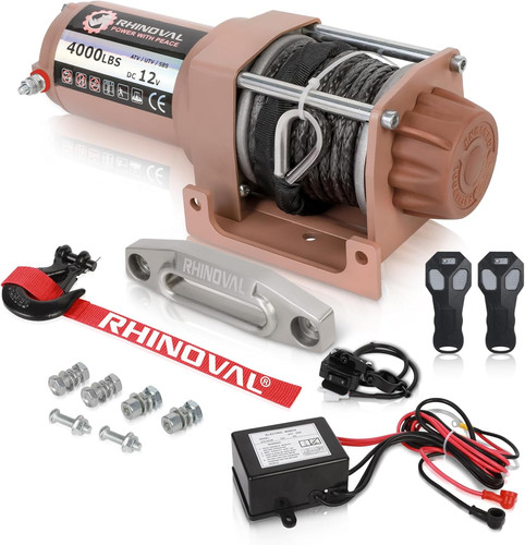4000lb winch ip67 - winch,, waterproof