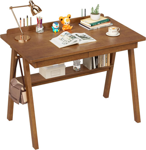 Solid wood mid century desk - mid,