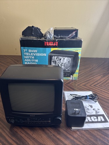 Rca portable black - tv, &