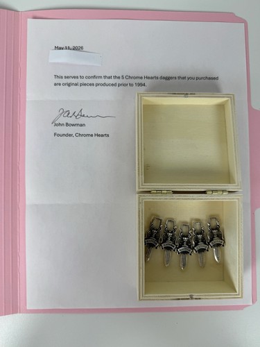 Authentic sample chrome - chrome, hearts