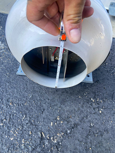 Inline duct centrifugal - 6”inline,