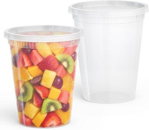 Round plastic food - round,