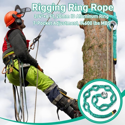 Rigging ring sling - ring, rope