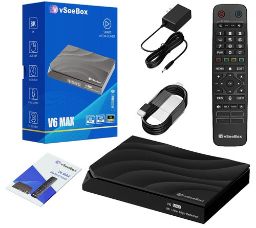 Vseebox max android tv - max,