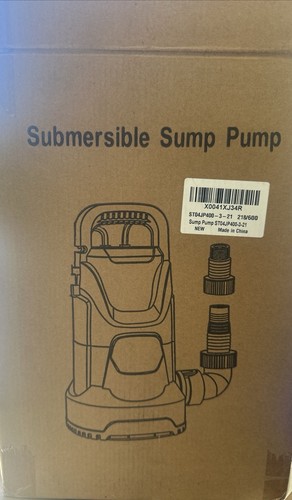 Submersible sump pump - sump,