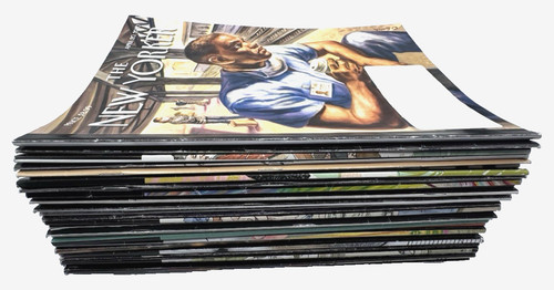 Lot new yorker magazines - new,