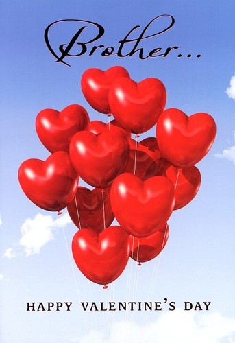 Brother happy valentine day - happy,