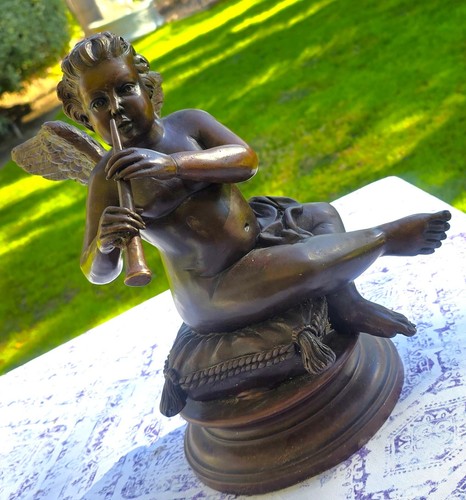 Vintage bronze angel - angel, 'putto'