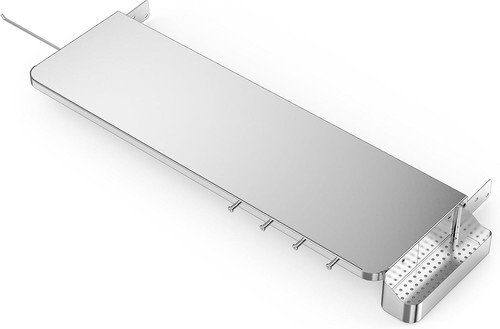 Stainless steel folding shelf - stainless,