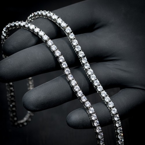 Mens solitaire iced white - solitaire, cz