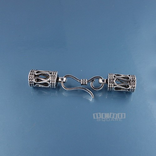 Antiqued sterling silver wave - sterling,