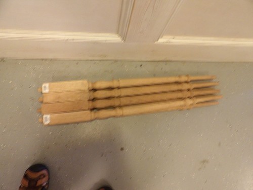 Set wood oak staircase - 8,