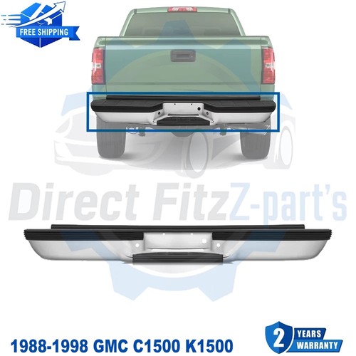 Chrome rear step bumper - step,