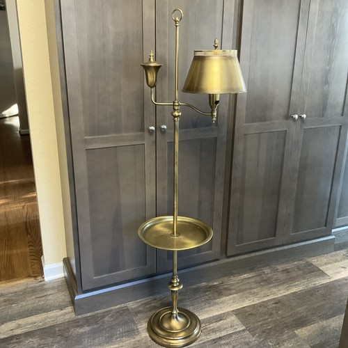Vintage brass floor lamp mcm - brass,