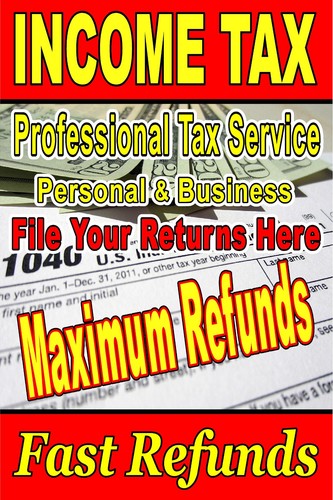 Income tax preparation service - preparation,