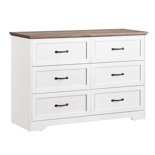 Drawers dresser double - 6-drawers,