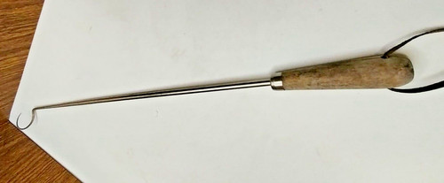 Vintage large wood handle - wood,