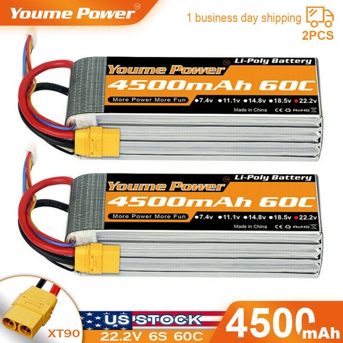 2pcs 4500mah lipo - 2pcs, 6s