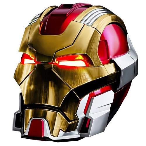Iron man helmet mk17 - man, golden