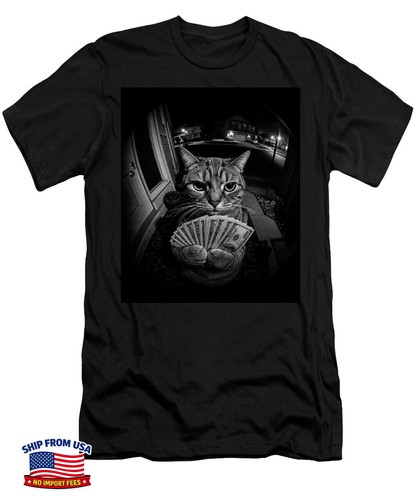 Funny cat money shirt - cat, cash
